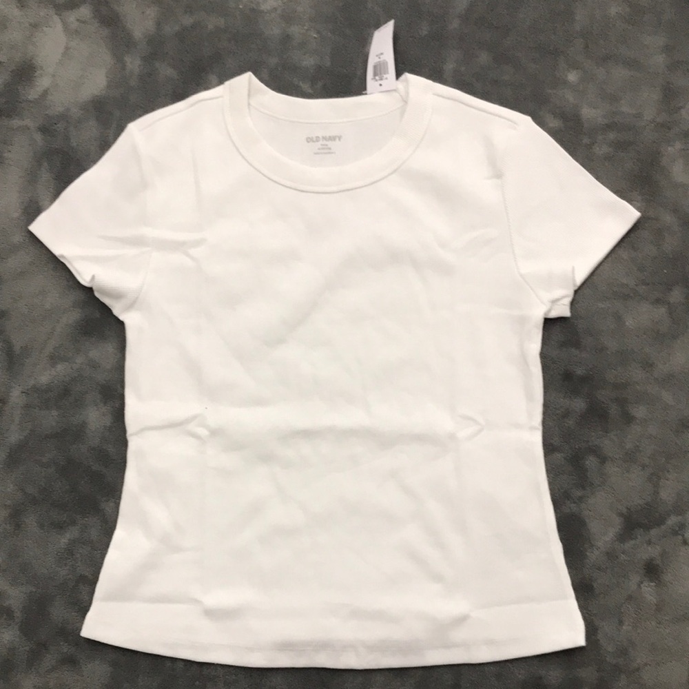 Old Navy Women's Crisp White Short Sleeve Tee